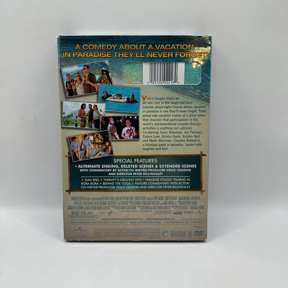 Couples Retreat DVD 2009 Vince Vaughn Jason Bateman Universal Widescreen - Picture 2 of 3